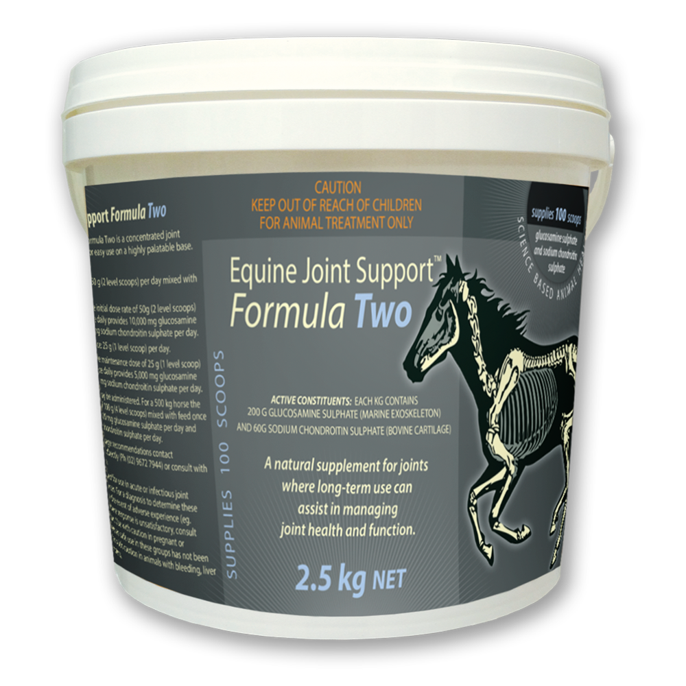 Equine Joint Support Natural Horse Supplement in 2.5kg White Container