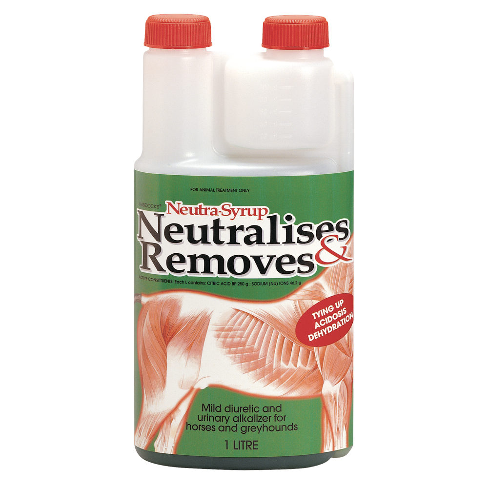 Neutra Syrup Horse Diuretic & Urinary Alkaliser for flushing kidneys after exercise in 1L Bottle