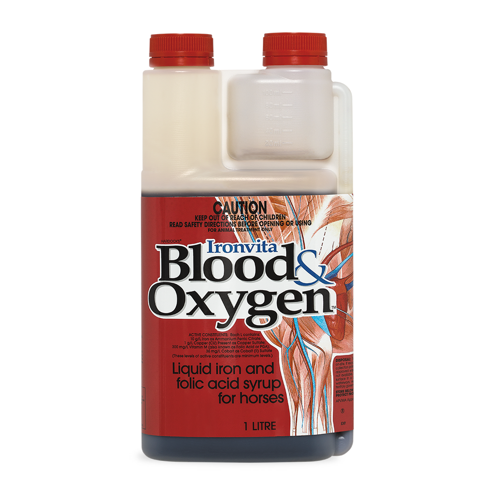 Blood Oxygen Horse Supplement for Anaemia 1L Bottle