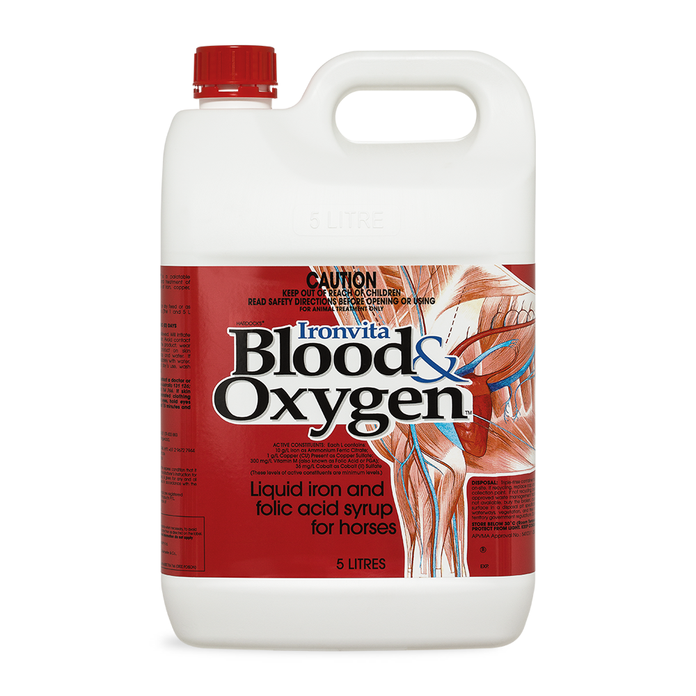 Blood Oxygen Horse Supplement for Anaemia 5L Container
